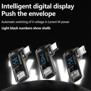 1Pc 90Degree USB C Adapter Digital Display Adapter PD Male To Female Connector - Zdjęcie 1 z 21