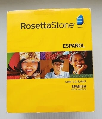 Rosetta Stone Spanish Espanol Level 1-5 / Personal Edition V3 / PC Windows/ Mac - Image 1 of 4