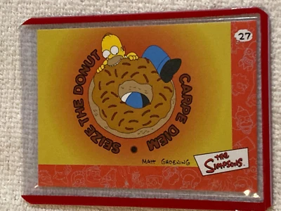 The Simpsons 2000 Artbox Card #27 BASE Ex/Ex+ Sleeved! - Image 1 of 2