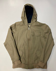 Duluth Trading Canvas Jacket Mens Large Brown Insulated Flex Firehose Chore