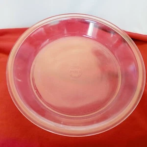 Vintage Pyrex Corning Glas 209 9" Zoll Glas Kuchenform flacher Rand Thanksgiving - Bild 1 von 6