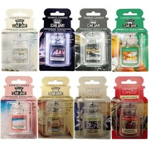 Yankee Candle Jar Car Scents 3D Air Freshener Assorted Scents / Fragrances