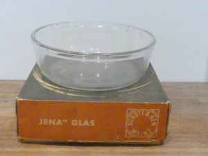 Glas Schüssel Jenaer Glas feuerfest Backen und Kochen Vintage Preis Broschüre - Picture 1 of 16