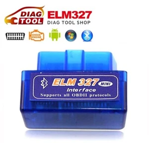 Super Mini ELM327 Bluetooth V2.2 OBD2 Dispositivo de diagnóstico de coche Escáner para Android IOS - Imagen 1 de 7