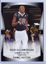 RAMEL KEYTON 2019 LEAF "1ST EVER PRINTED" ALL-AMERICAN ROOKIE CARD! TENNESSEE!