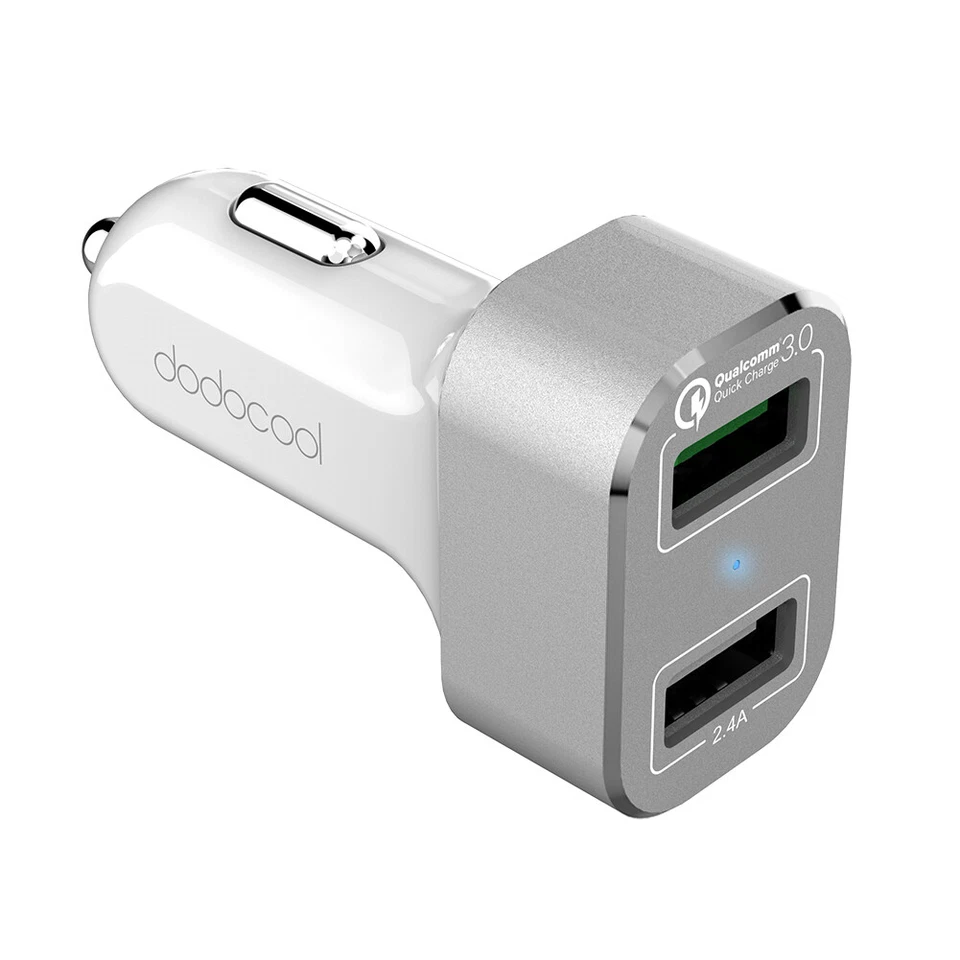 Dodocool 30W 2-Port USB Car  3.0 with Quick  for Smartphone R2Y3 - Image 1 of 4