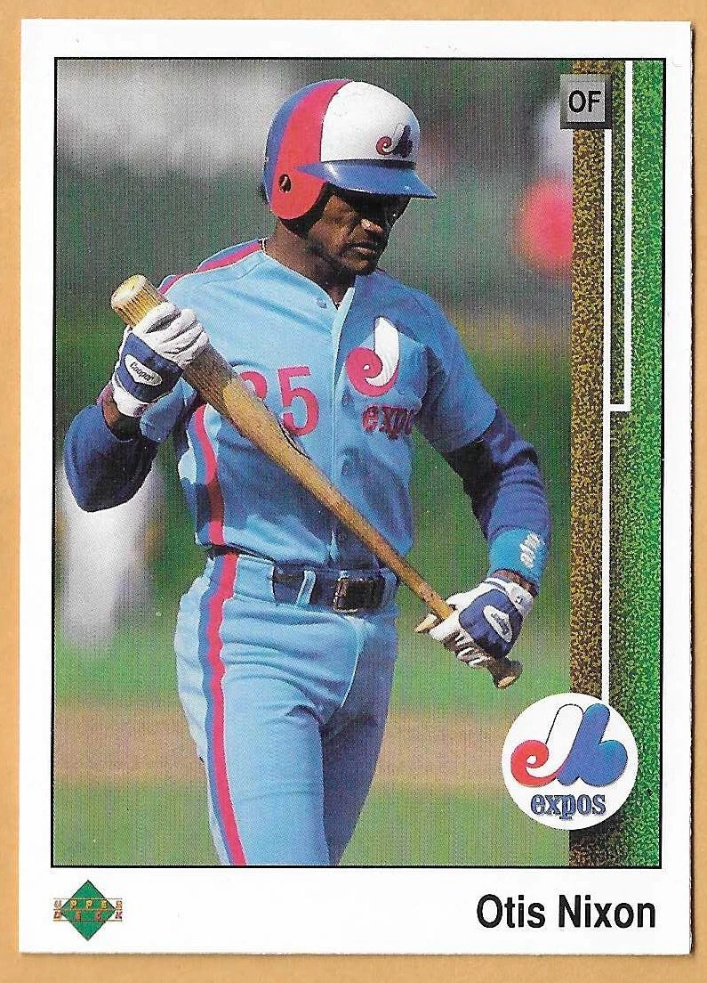 OTIS NIXON MONTREAL EXPOS #480 - UPPER DECK NM-MT 1989