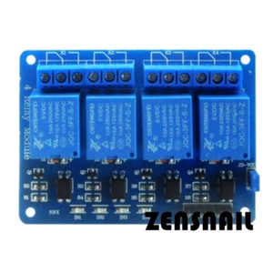 5V 4Channel Relay Module With optocoupler For PIC AVR DSP ARM Arduino NEW - Picture 1 of 1