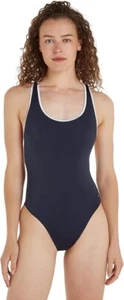 Tommy Hilfiger Damen Badeanzug Racerback One Piece Sportlich - Bild 1 von 2