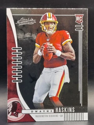 Dwayne Haskins | 2019 Panini Absolute Football Rookie Card #116 RC | Redskins - Image 1 of 2