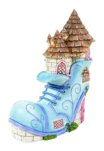 Vivid Arts Miniature World -Old Boot Cottage Fairy Garden Decoration (MW01-028) - Picture 1 of 7