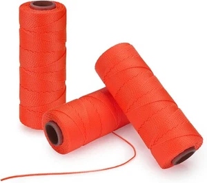 Goldblatt 3 Roll Braided Nylon String 500 Feet #18,for Gardening or Masonry Tool - Picture 1 of 7