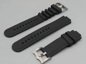 Tudor Pelagos Black Rubber Watch Strap Set 22mm For 42mm Pelagos 25500 or 25600! - Picture 1 of 3