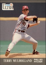 1991 Ultra Philadelphia Phillies Baseball Card #269 Terry Mulholland