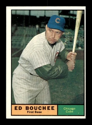 1961 Topps #196 Ed Bouchee Cubs NEAR MINT *8m - Image 1 of 2