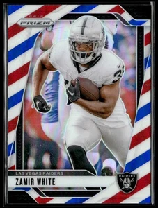 2024 PANINI PRIZM RED/WHITE/BLUE ZAMIR WHITE LAS VEGAS RAIDERS #149 - Picture 1 of 2