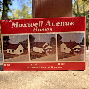 RIX Maxwell Avenue Homes # 201 HO Scale Kit NIB - Picture 1 of 4