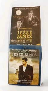 The Assassination Of Jesse James By The Coward Robert Ford ~Book & Blue Ray - Picture 1 of 2