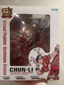 Street Fighter Chun-Li Red Costume Limited Edition Kotobukiya - Picture 1 of 6
