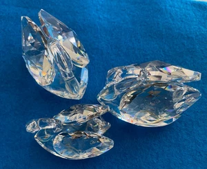 Juego de 3 cisnes cistales Swarovski - Imagen 1 de 11