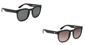 Authentische Spy + Quinn Sonnenbrille schwarz mit graugrünen oder merlotfarbenen Gläsern - Bild 1 von 12