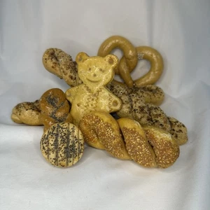 Faux Diaplay Food Bread Lot  of 7 Fake Carbs Kitchen Staging Props Bread Lot - Picture 1 of 23