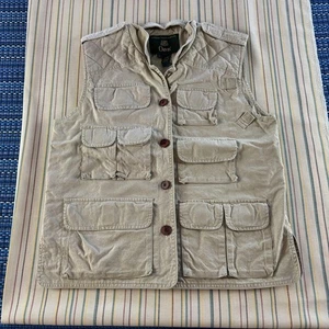 Chaleco Orvis de Colección Para Hombres Grande Caqui Tiro Caza Pesca Utilitario Años 90 - Imagen 1 de 8