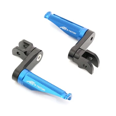 Clavijas delanteras azules Shinobi 25 mm inferiores para Suzuki SV650 17-24 23 22 21 20 19 Foto 1 de 4