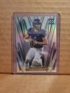 TARJETA DE NOVATO CHANDLER MORRIS 2024 Hoja Metal #123 PLATA PRISMÁTICA RC - Imagen 1 de 2