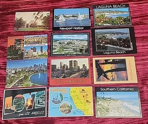 Vintage CA California Postcard Lot DUPLICATES POSTED UNPOSTED COLLECTION ESTATE - Picture 1 of 11
