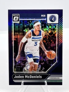 2024-25 Optic Jaden McDaniels Purple Prizm #40 Minnesota Timberwolves - Picture 1 of 2