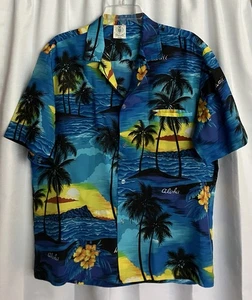 Camisa hawaiana de manga corta para hombre Royal Creations Aloha Palmeras multicolor L - Imagen 1 de 9