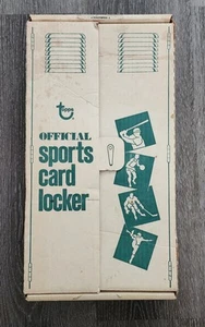 Armadietto per carte collezionabili Topps Sports vintage anni 70 - Foto 1 di 6