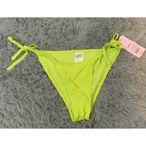 Wild Fable Womens Lime Green Side Tie Bikini Bottom Size XS (0/2) - Picture 1 of 3