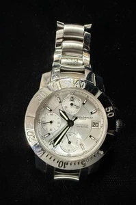 Baume Mercier Automatic Capeland Chronograph 65632 40mm Stainless Mens Watch - Picture 1 of 6