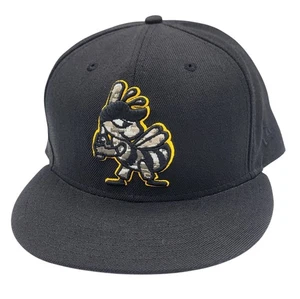 Gorra de lana ajustada Salt Lake Bees New Era Armed Forces Day 59FIFTY talla 7 5/8 - Imagen 1 de 8