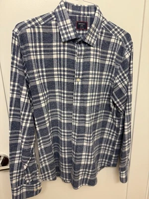 UNTUCKit Morenillo Long Sleeve Plaid Cotton Flannel Shirt Button Up Men  LARGE - Image 1 of 3