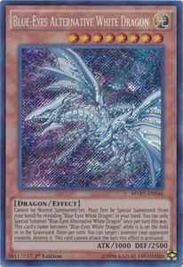 Blue-Eyes Alternative White Dragon Secret Rare The Dark Side of Dimensions YuG - Picture 1 of 1