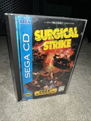 Surgical Strike - Sega CD Video Game - Complete in Box CIB - Image 1 of 4