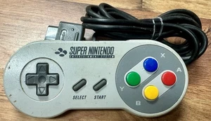 Official Super Nintendo SNES Wired Controller (Fully Working) FreePost - Picture 1 of 2