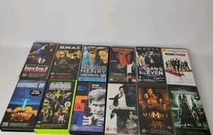 A mix of action, suspense, and sci-fi VHS movies - Bulk Lot - Picture 1 of 7