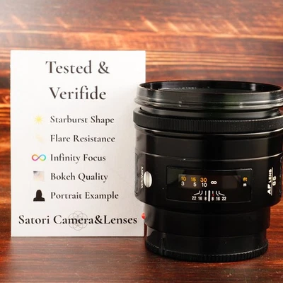 [Serviced & Tested]Minolta AF 85mm f/1.4 Portrait Lens For Sony Minolt A 689 - Image 1 of 4