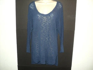 Fresh Produce Size XS/S (Runs Bigger) Sweater Dark Blue Dolman Sleeves - Picture 1 of 7