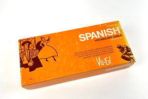 Vis-Ed Classical Spanish Vocabulary Flash Cards Grammar Compact Cards Spain VTG