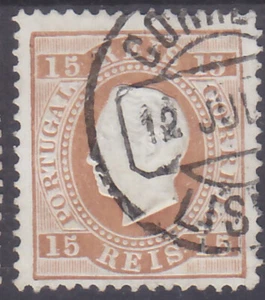 PORTUGAL 1870/1875 - LUIS Mi.: 36y B - 12 1/2 - used - Bild 1 von 1