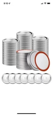 canning lids regular mouth 114 count with permanent marker - Image 1 of 4