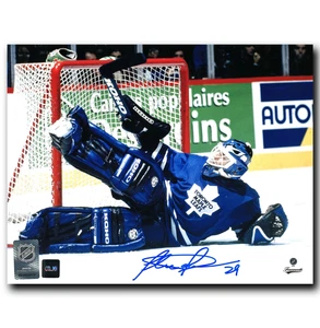 Felix Potvin Toronto Maple Leafs Autographed Pad Save 8x10 Photo - Picture 1 of 1