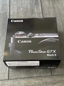 Canon PowerShot G7 X Mark II 20.1MP Point & Shoot Digital Camera Black US - NEW - Picture 1 of 6
