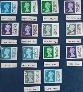 (GB-V05) GB 2022(14) Machins Security Barcoded M22L (FULL SET ) SG4500-4528 used - Picture 1 of 1