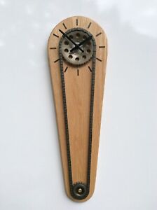 Industrial Style Wall Clock, Steampunk Clock